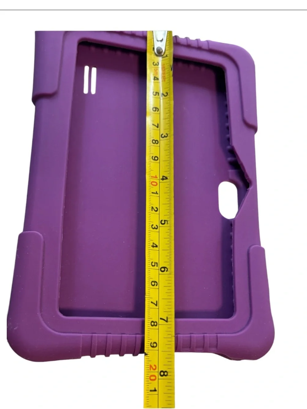 Purple Shockproof Tablet Case - Durable Silicone Cover